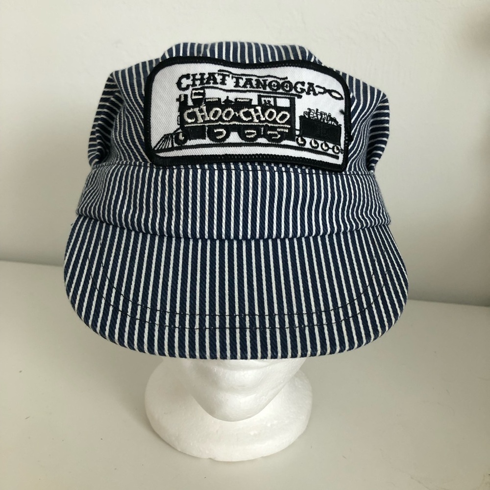 Chattanooga Choo Choo Striped Train Conductor Hat